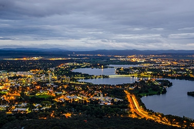 Canberra City Lights in Canberra, ACT